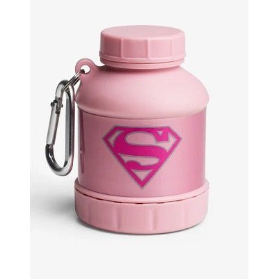 SmartShake PowderBox Whey2Go Funnel SuperGirl Różowy 110 ml PowderBox - Sklep Witaminki.pl