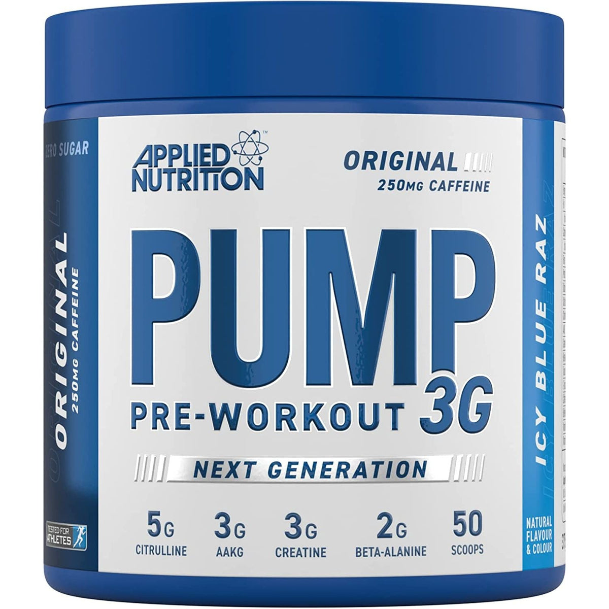 Applied Nutrition Pump Zero Stimulant Icy Blue Raz 375 g Pre - Workout - Sklep Witaminki.pl