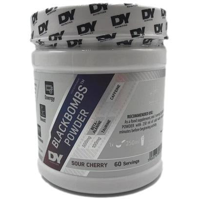 DY Nutrition (Dorian Yates) Black Bombs Powder Sour Cherry 300 g Pre - Workout - Sklep Witaminki.pl