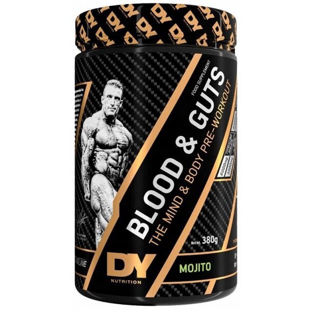 Pre-Workout Dorian Yates Blood and Guts Mango 380 g - Sklep Witaminki.pl