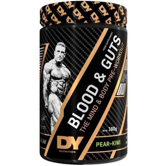 Pre-Workout Dorian Yates Blood and Guts Pear Kiwi 380 g - Sklep Witaminki.pl