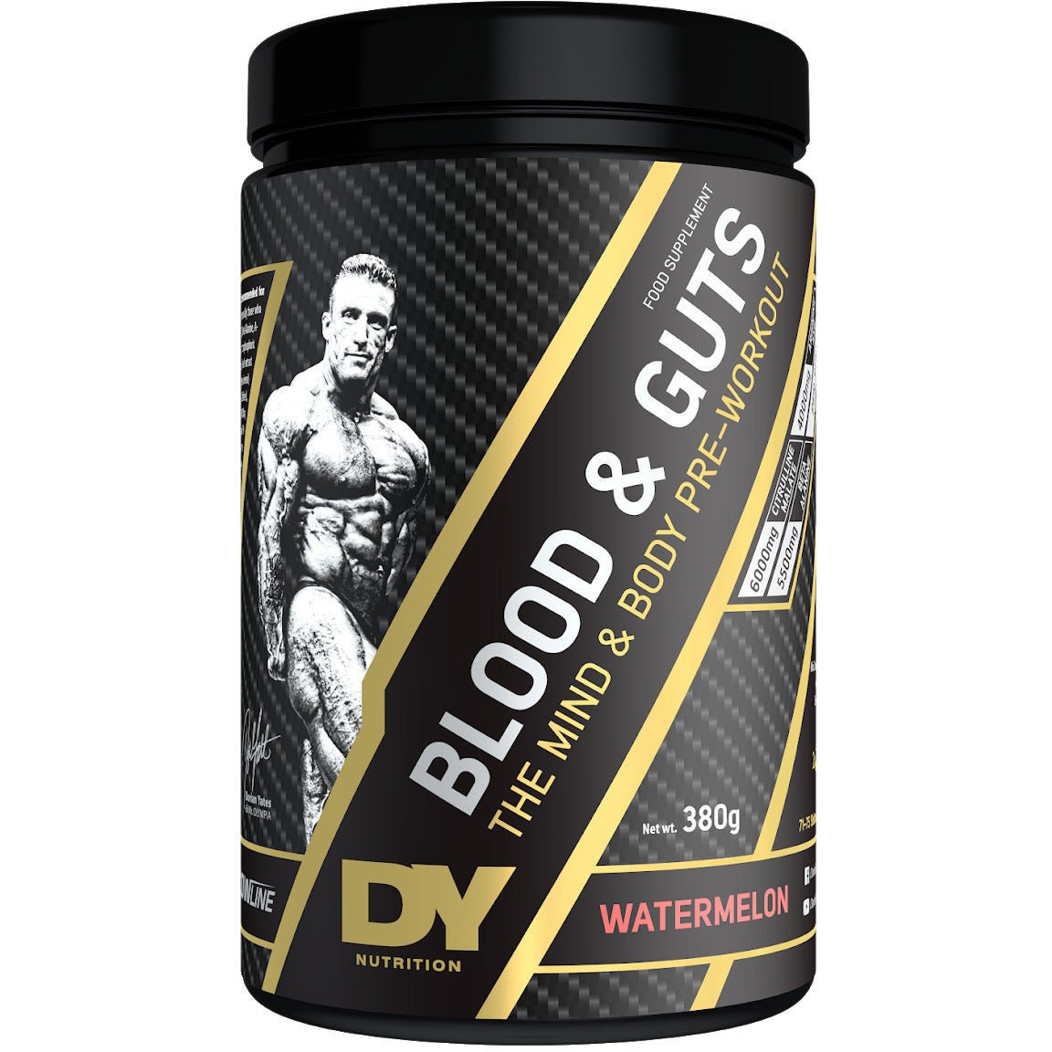 Pre-Workout Dorian Yates Blood and Guts Watermelon 380 g - Sklep Witaminki.pl