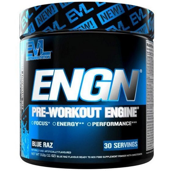 Pre-Workout EVLution Nutrition ENGN Blue Raz 312 g - Sklep Witaminki.pl