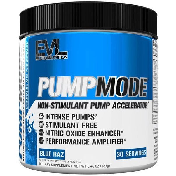 Pre-Workout EVLution Nutrition PumpMode Powder Blue Raz 183 g - Sklep Witaminki.pl