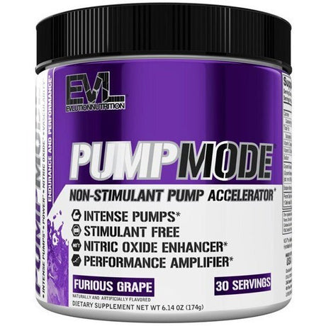 Pre-Workout EVLution Nutrition PumpMode Powder Furious Grape 174 g - Sklep Witaminki.pl