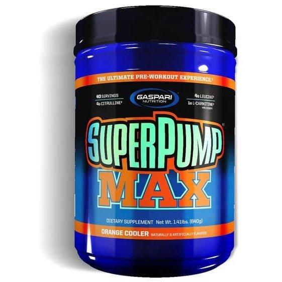 Gaspari Nutrition SuperPump MAX 640 g Orange Cooler Pre - Workout - Sklep Witaminki.pl