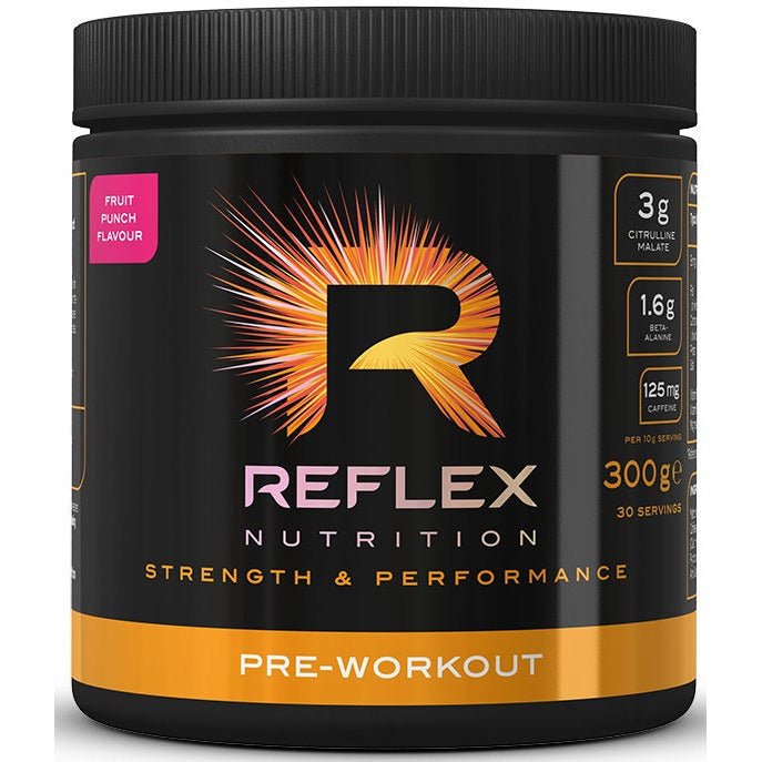 Pre-Workout Reflex Nutrition Pre-Workout Fruit Punch 300 g - Sklep Witaminki.pl