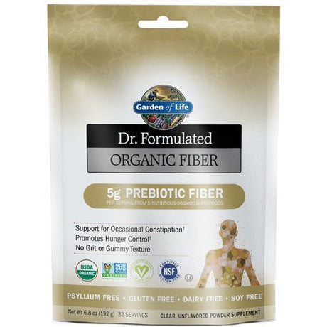 Prebiotyk Garden of Life Dr. Formulated Organic Fiber Unflavored 192 g - Sklep Witaminki.pl