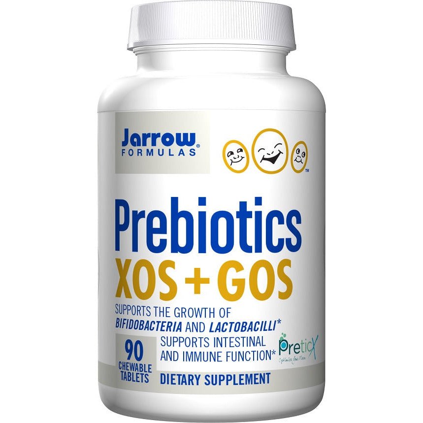 Jarrow Formulas Prebiotics XOS + GOS 90 chewable tabs Prebiotyk - Sklep Witaminki.pl