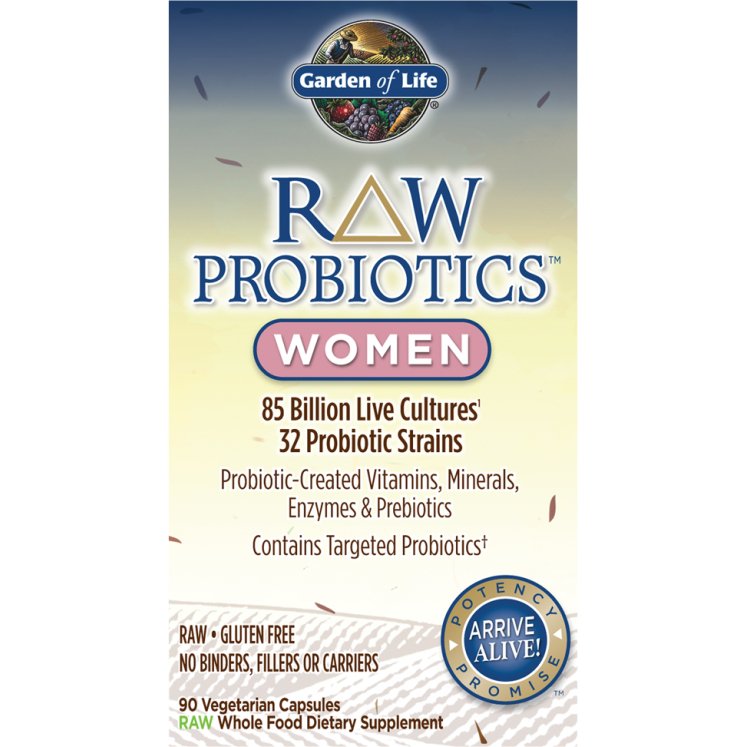 Garden of Life RAW Probiotics Women 90 vcaps Probiotyk dla kobiet - Sklep Witaminki.pl