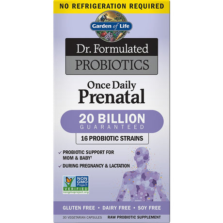 Probiotyk dla kobiet w ciąży Garden of Life Dr. Formulated Probiotics Once Daily Prenatal 30 vcaps - Sklep Witaminki.pl