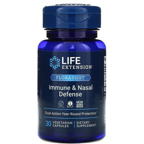 Life Extension Florassist Immune & Nasal Defense 30 vcaps Probiotyk jednoszczepowy - Sklep Witaminki.pl