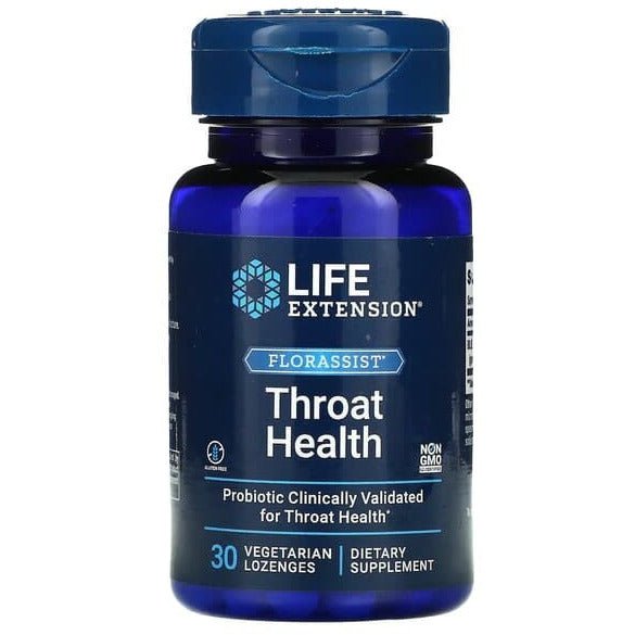 Life Extension Florassist Throat Health 30 vegetarian lozenges Probiotyk jednoszczepowy - Sklep Witaminki.pl