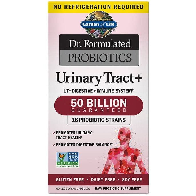 Probiotyk na drogi moczowe Garden of Life Dr. Formulated Probiotics Urinary Tract+ 60 vcaps - Sklep Witaminki.pl