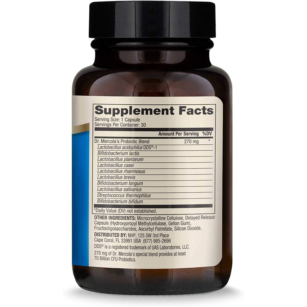 Probiotyk wieloszczepowy Dr. Mercola Complete Probiotics 30 caps - Sklep Witaminki.pl