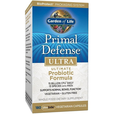 Probiotyk wieloszczepowy Garden of Life Primal Defense Ultra 180 vcaps - Sklep Witaminki.pl