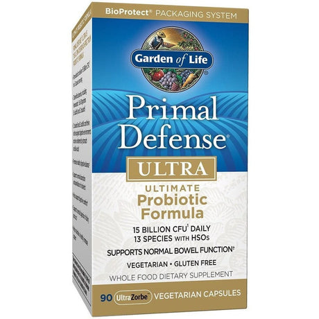 Probiotyk wieloszczepowy Garden of Life Primal Defense Ultra 90 vcaps - Sklep Witaminki.pl