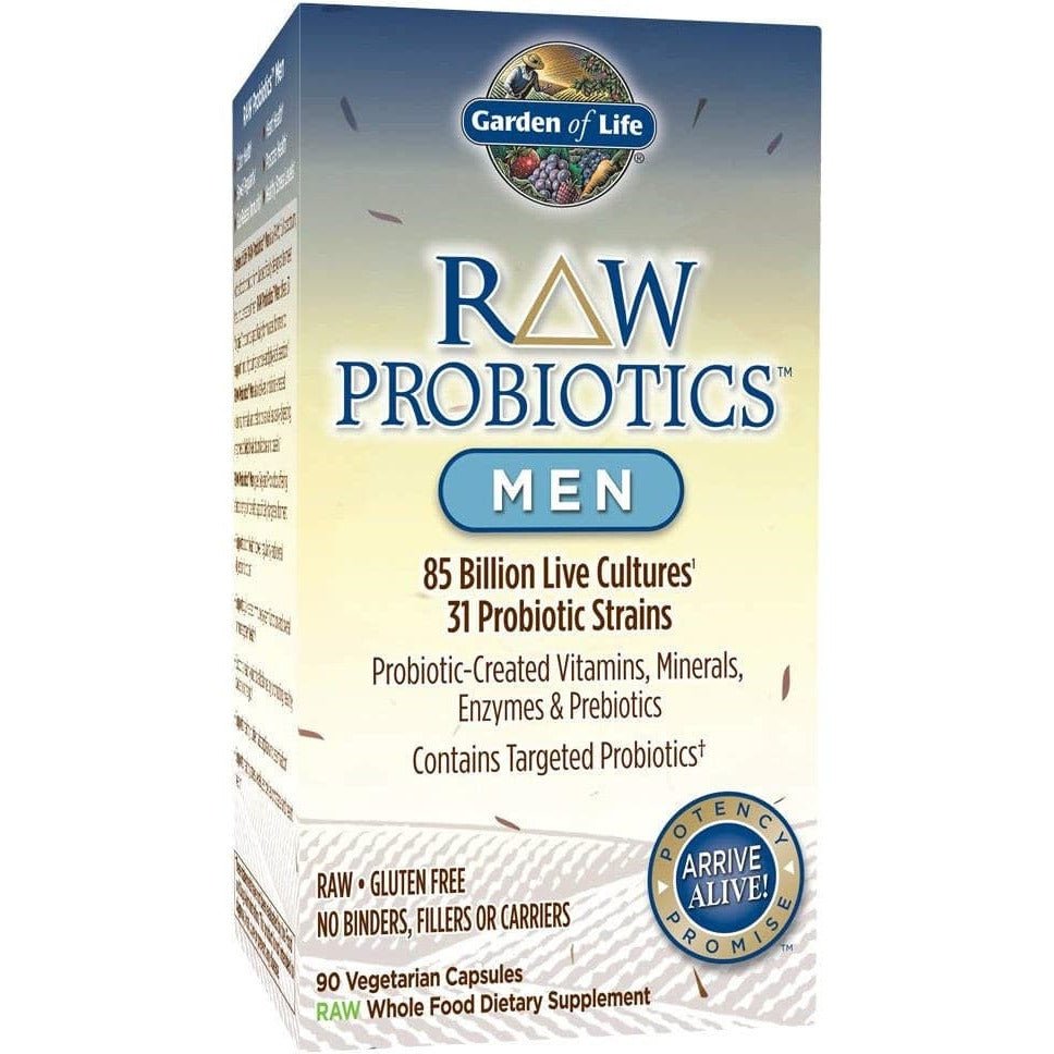 Garden of Life Raw Probiotics Men 90 vcaps Probiotyk wieloszczepowy - Sklep Witaminki.pl