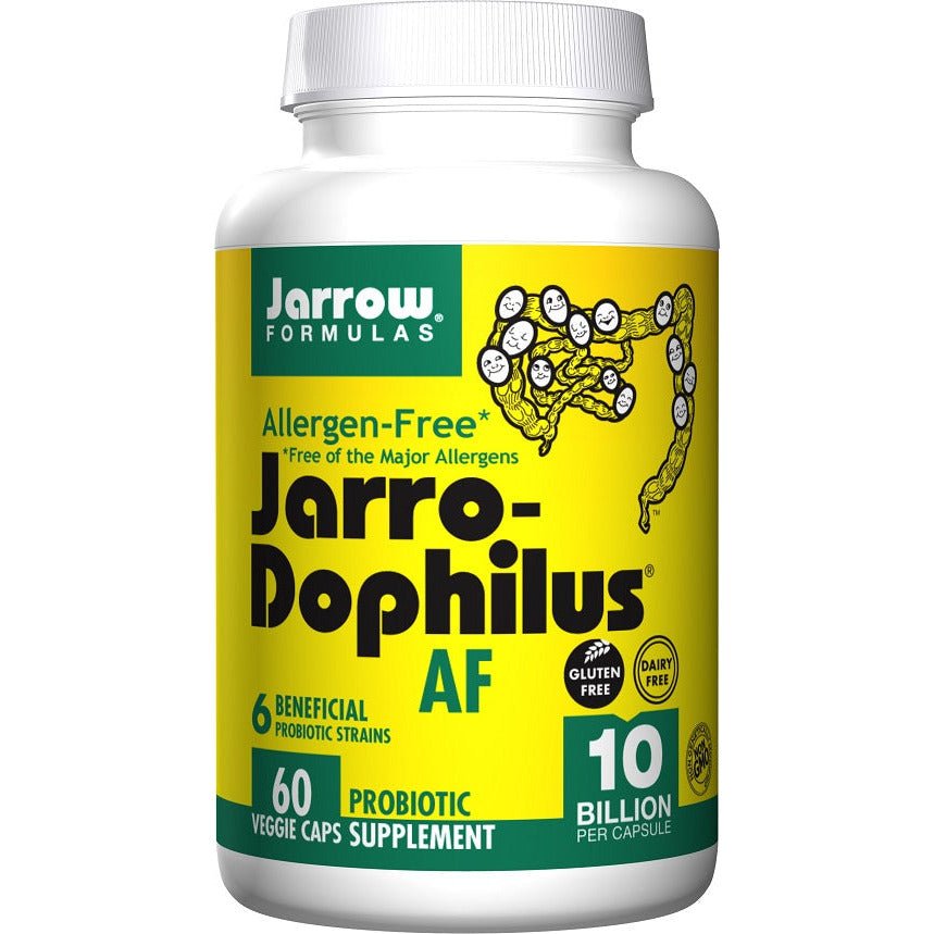 Jarrow Formulas Jarro - Dophilus AF Allergen - Free 10 Billion 60 vcaps Probiotyk wieloszczepowy - Sklep Witaminki.pl