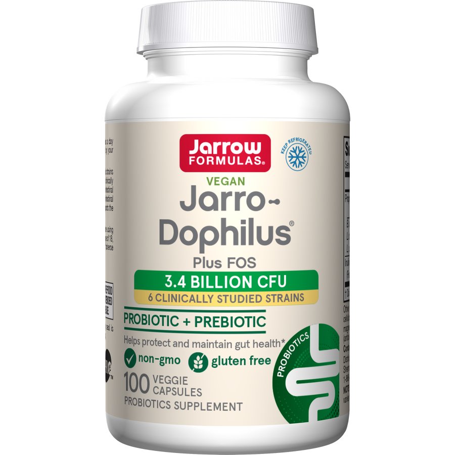 Probiotyk wieloszczepowy Jarrow Formulas Jarro-Dophilus + FOS 100 vcaps - Sklep Witaminki.pl