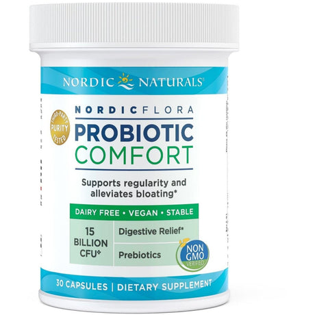 Probiotyk wieloszczepowy Nordic Naturals Nordic Flora Probiotic Comfort 30 caps - Sklep Witaminki.pl