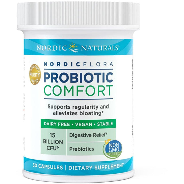 Probiotyk wieloszczepowy Nordic Naturals Nordic Flora Probiotic Comfort 30 caps - Sklep Witaminki.pl