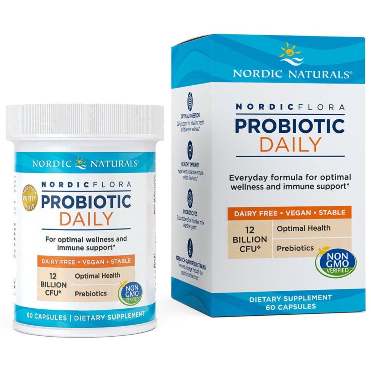 Probiotyk wieloszczepowy Nordic Naturals Nordic Flora Probiotic Daily 60 caps - Sklep Witaminki.pl