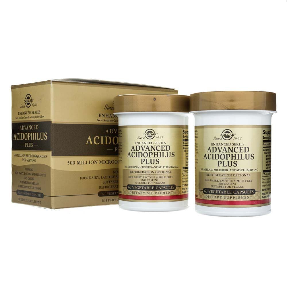 Solgar Advanced Acidophilus Plus 120 vcaps Probiotyk wieloszczepowy - Sklep Witaminki.pl