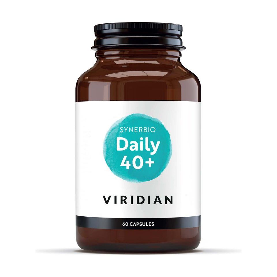 Probiotyk wieloszczepowy Viridian Synerbio Daily 40+ 60 caps - Sklep Witaminki.pl