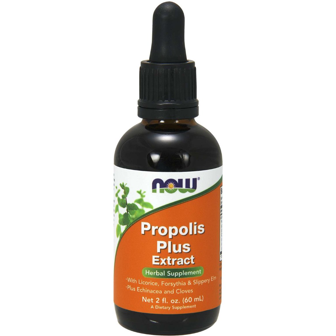 NOW Foods Propolis Plus Extract 60 ml Propolis - Sklep Witaminki.pl