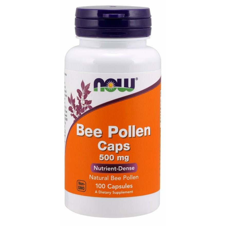 NOW Foods Bee Pollen 500 mg 100 caps Pyłek Pszczeli - Sklep Witaminki.pl