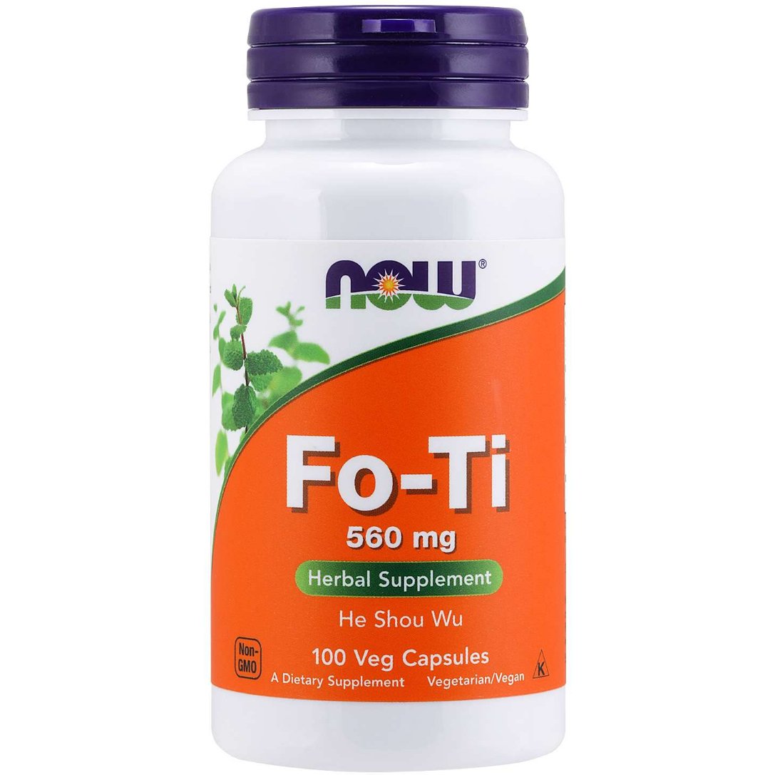 Rdest Wielokwiatowy NOW Foods Fo-Ti 560 mg 100 vcaps - Sklep Witaminki.pl