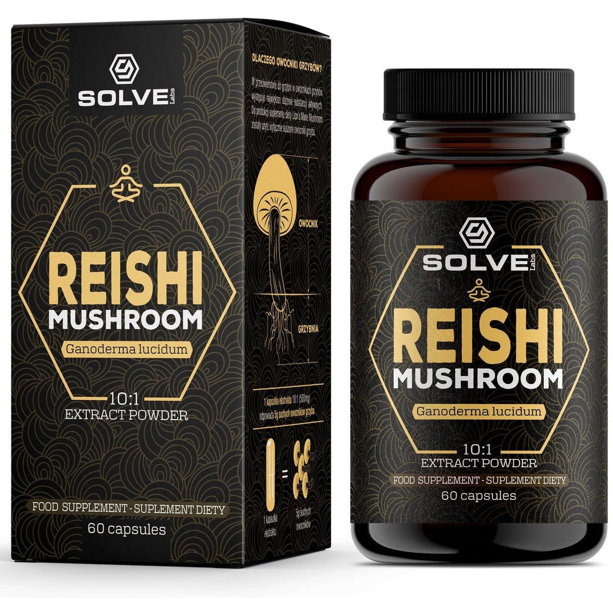 Reishi Solve Labs Reishi 60 caps - Sklep Witaminki.pl