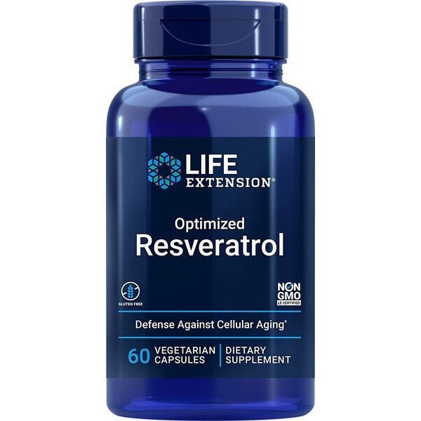 Life Extension Optimized Resveratrol 60 vcaps Resweratrol - Sklep Witaminki.pl