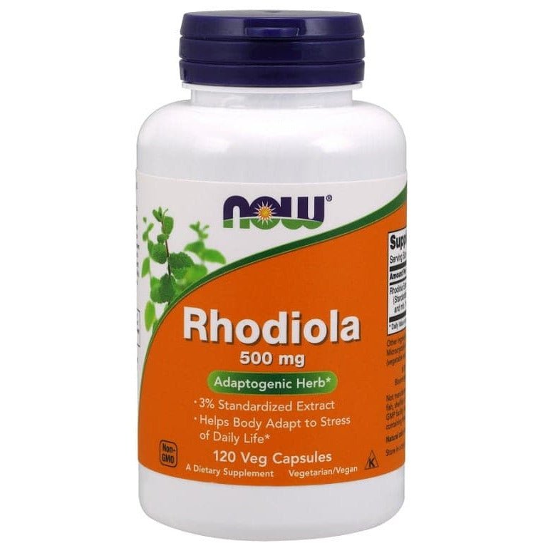Różeniec Górski NOW Foods Rhodiola 500 mg 120 vcaps - Sklep Witaminki.pl
