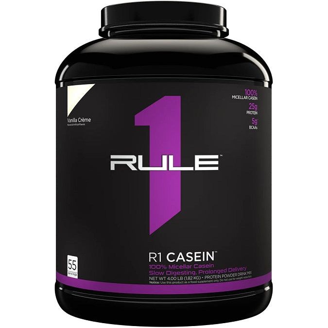 Rule One R1 Casein Vanilla Creme 1820 g Odżywka Białkowa - Sklep Witaminki.pl