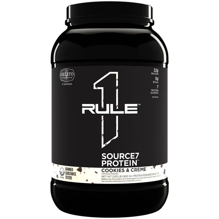 Rule One Source7 Protein 920 g Cookies & Creme Gelato Odżywka Białkowa - Sklep Witaminki.pl