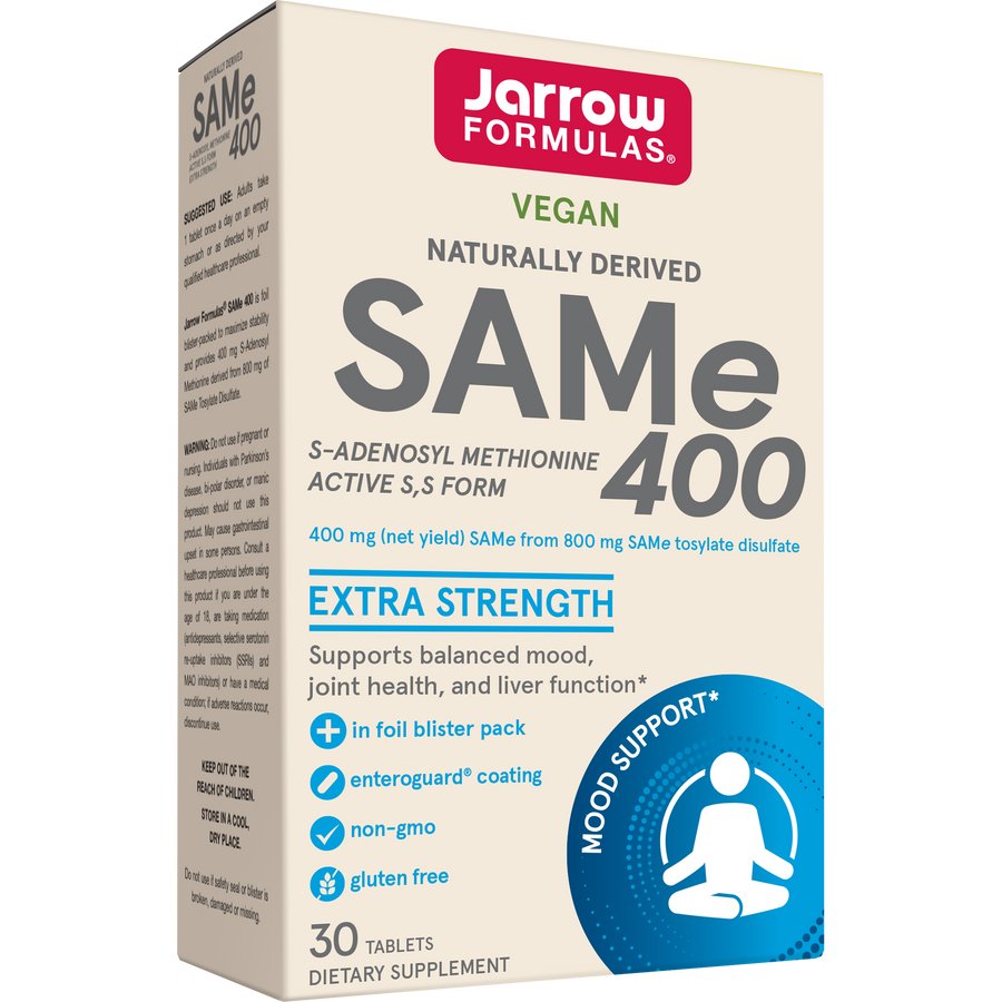 SAMe Jarrow Formulas SAMe 400 30 tabs - Sklep Witaminki.pl