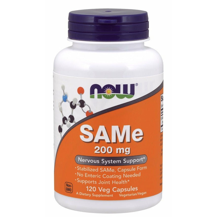 NOW Foods SAMe 200 mg 120 vcaps SAMe - Sklep Witaminki.pl