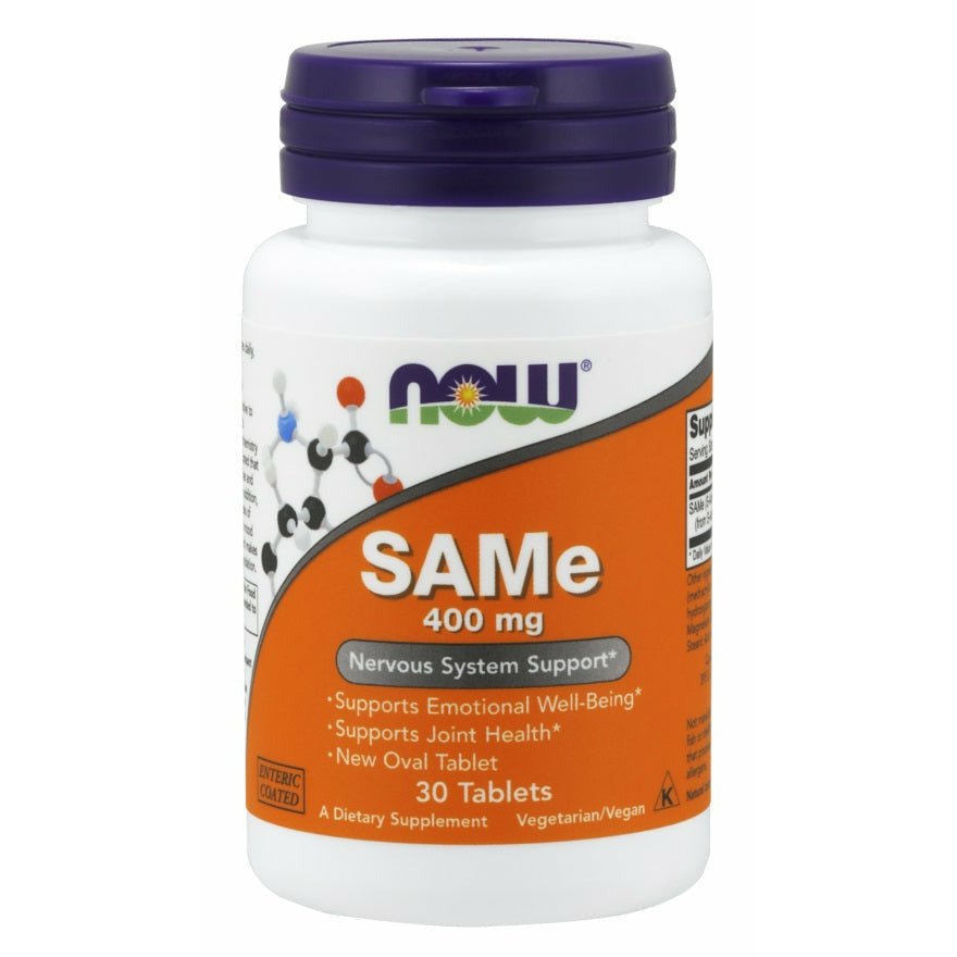 SAMe NOW Foods SAMe 400 mg 30 tabs - Sklep Witaminki.pl
