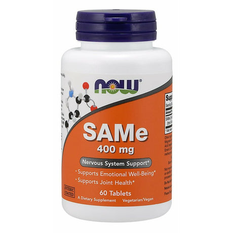 SAMe NOW Foods SAMe 400 mg 60 tabs - Sklep Witaminki.pl
