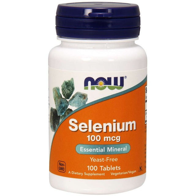 Selen NOW Foods Selenium 100 mcg 100 tabs - Sklep Witaminki.pl