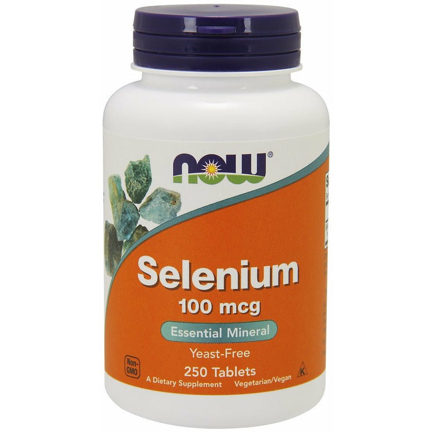 Selen NOW Foods Selenium 100 mcg 250 tabs - Sklep Witaminki.pl