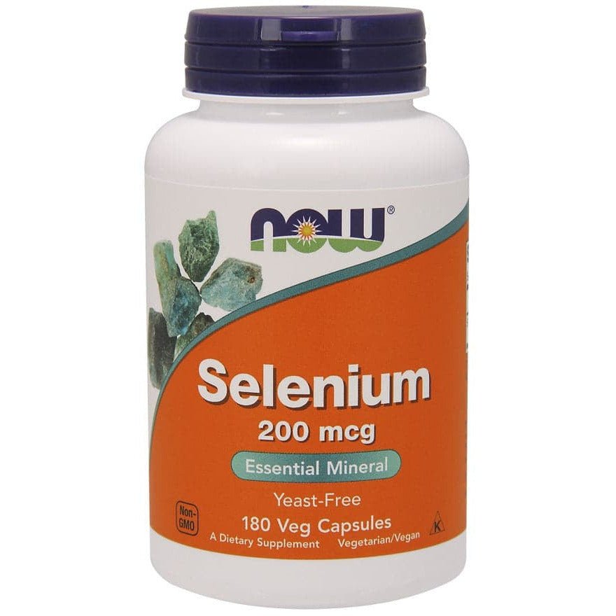 Selen NOW Foods Selenium 200 mcg 180 vcaps - Sklep Witaminki.pl
