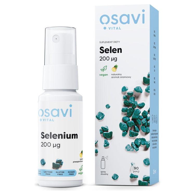 Osavi Selen Spray Doustny 200mcg Ananas 26 ml Selen - Sklep Witaminki.pl