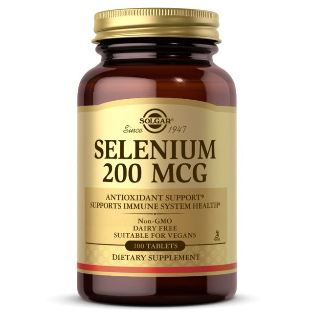 Selen Solgar Selenium 200 mcg 100 tabs - Sklep Witaminki.pl
