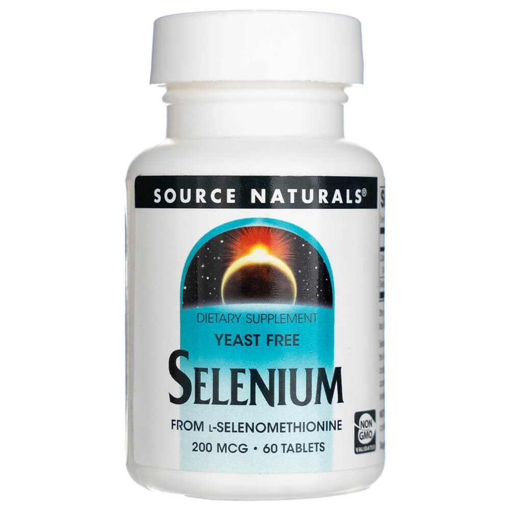 Selen Source Naturals Selenium 200 mcg 60 tabs - Sklep Witaminki.pl