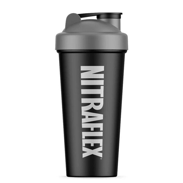 GAT Nitraflex Shaker Cup Black/Silver 700 ml Shaker - Sklep Witaminki.pl