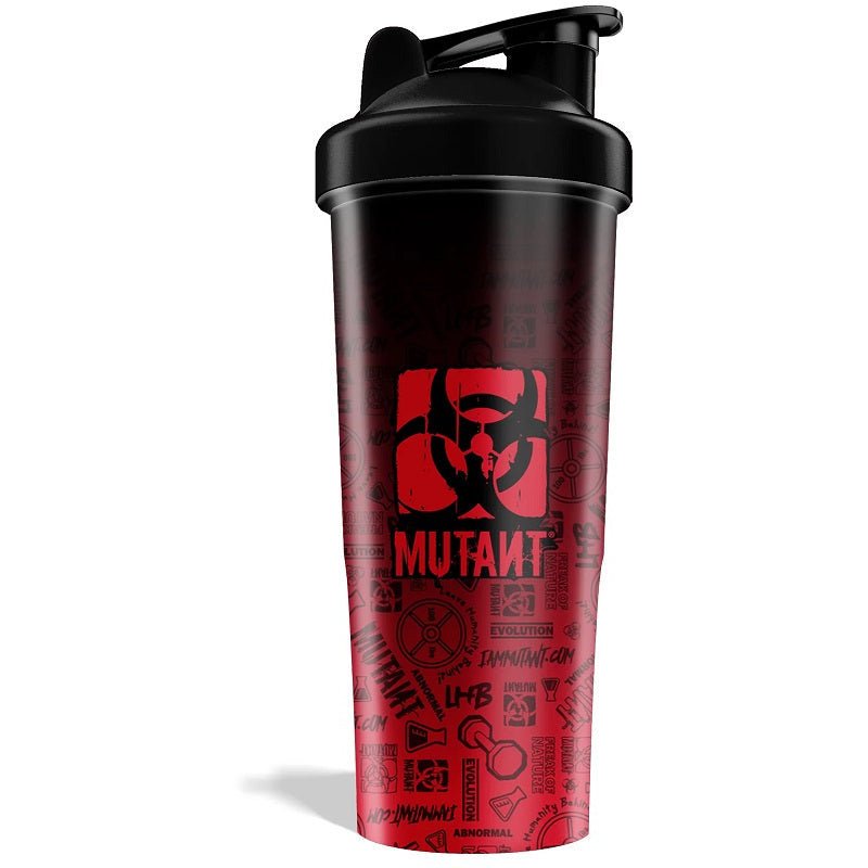 Mutant Mutant Logo Shaker Black to Red Fade 600 ml Shaker - Sklep Witaminki.pl