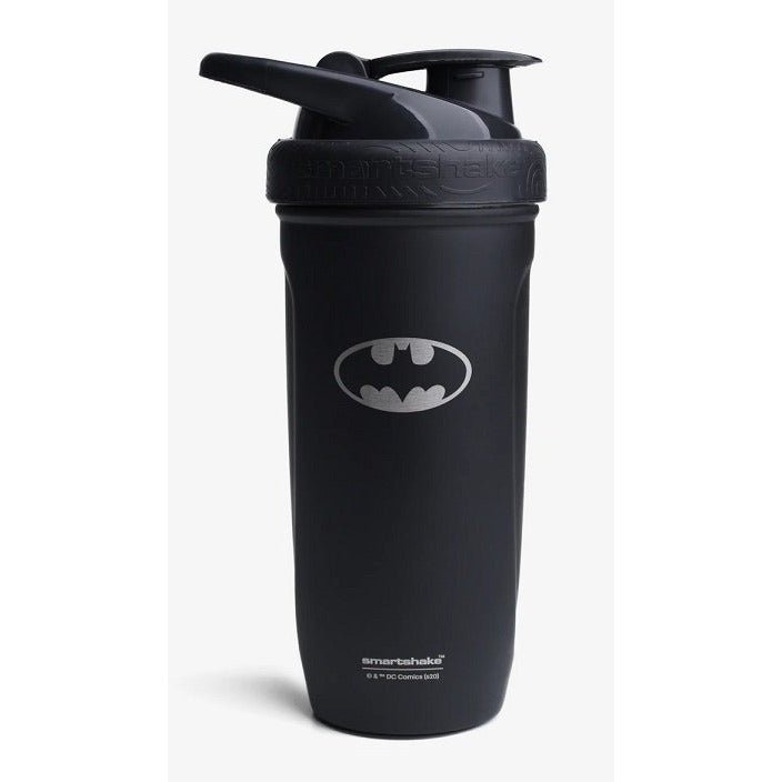 SmartShake Shaker Metalowy Batman Czarny 900 ml Shaker - Sklep Witaminki.pl